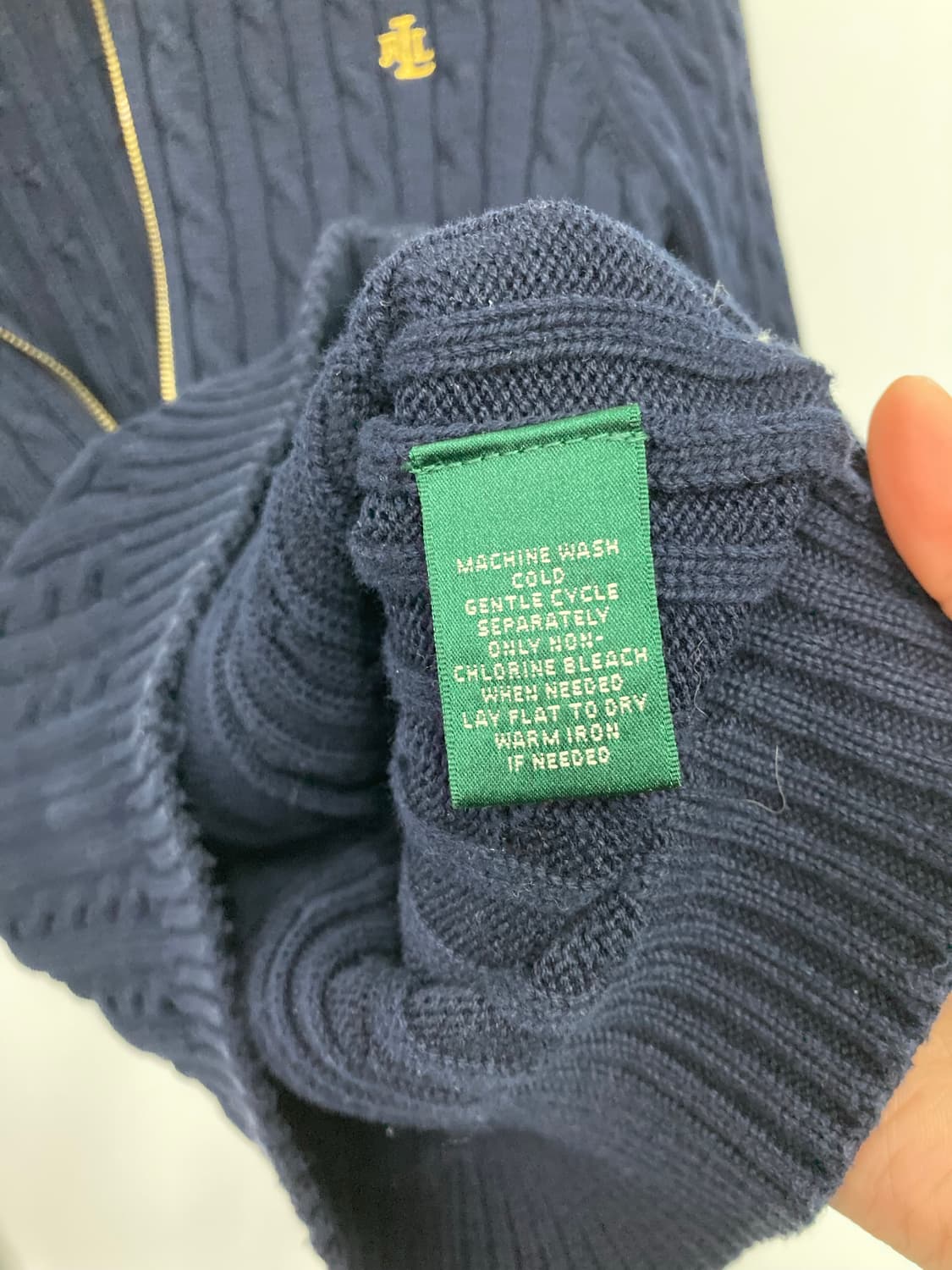 Lauren니트집업 상품이미지4