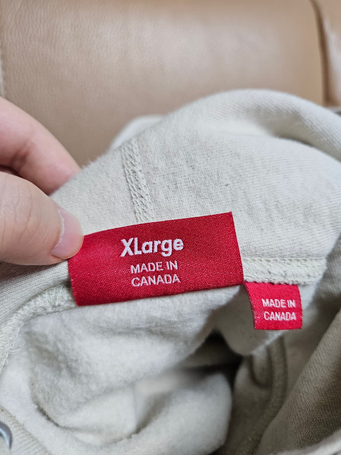 슈프림 박스로고 후드 티셔츠 스톤 24FW 상품이미지7