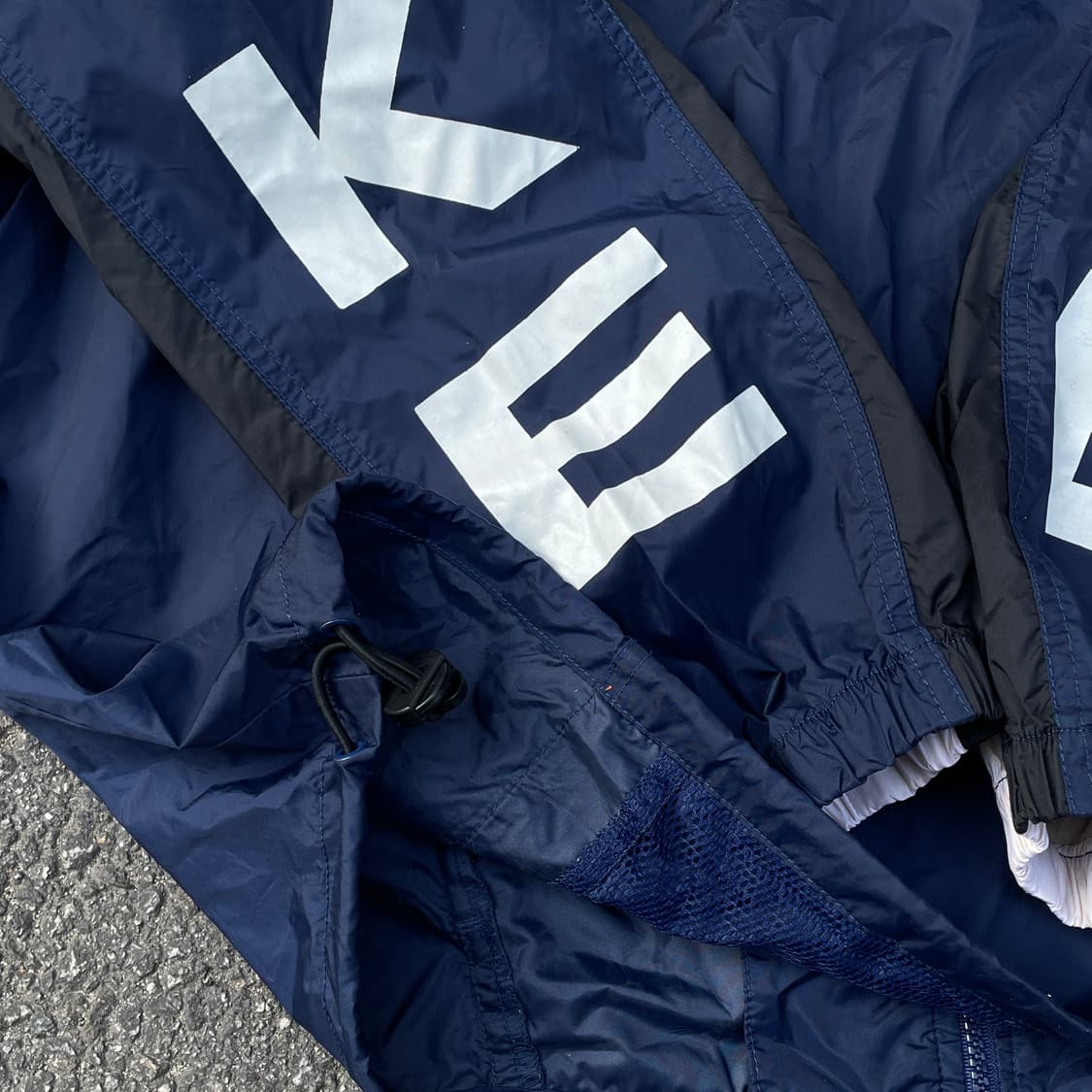 90s 나이키 대대장 스펠아웃 빅로고 트랙자켓 올드스쿨 바람막이 L 상품이미지6