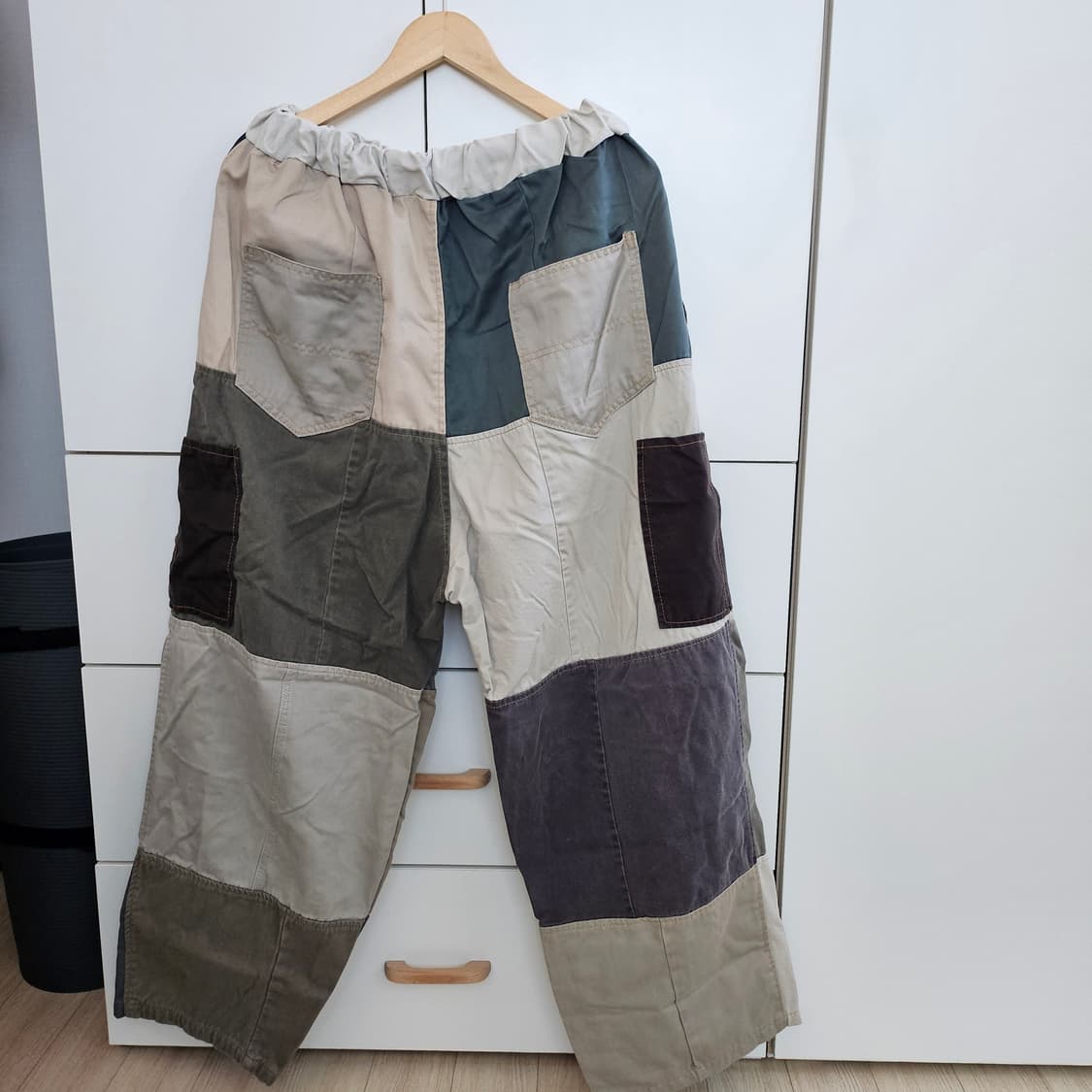 카고 와이드면팬츠 프리사이즈 상품이미지2