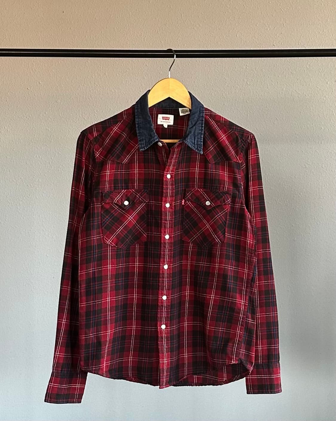[S]리바이스 Levi's 타탄 체크 웨스턴 셔츠 상품이미지1