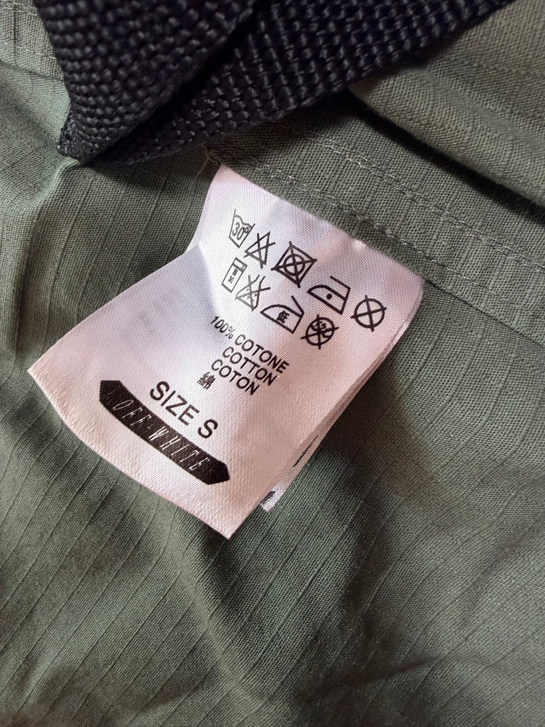 Off-White 카키 꽃무늬 야상 자켓 S 상품이미지6