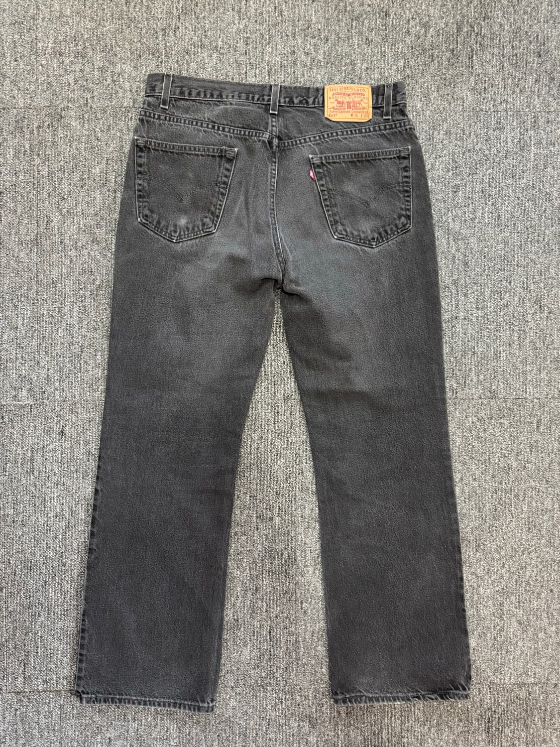 00s USA 리바이스 517 블랙 워시드 데님 36 상품이미지6