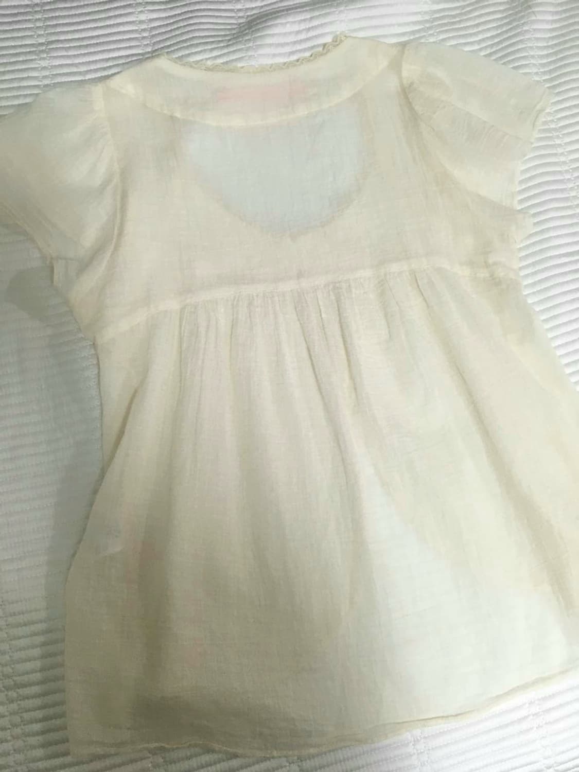 빈티지 레이어드 레이스 바선생핏 천사핏 핀터깔 블라우스 로걀 히메갸루 상품이미지3