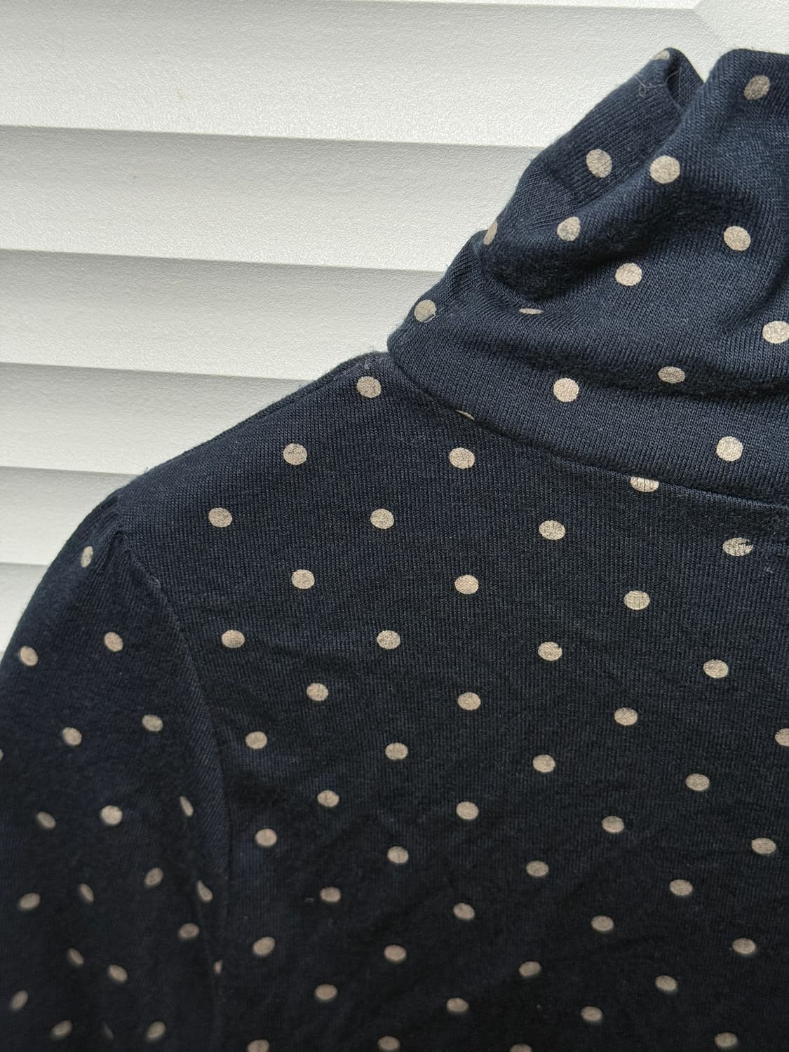 일본 빈티지 도트 목폴라 5천원 상품이미지4