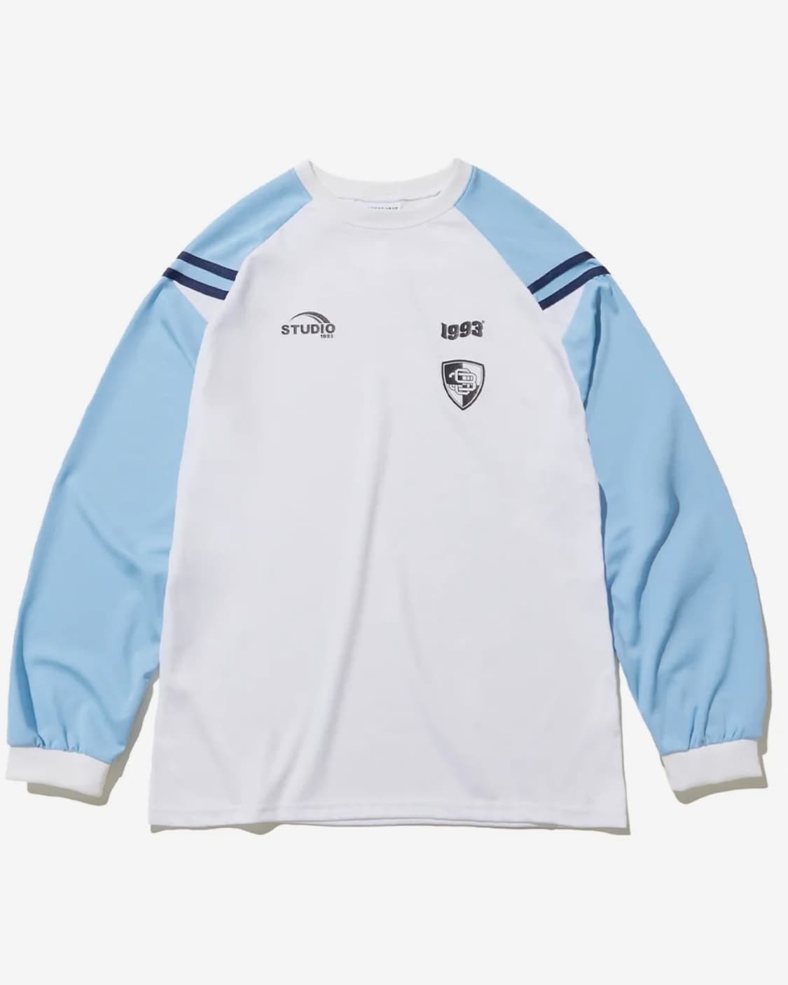 1993 빈티지 트랙 저지 롱 슬리브_화이트 상품이미지1