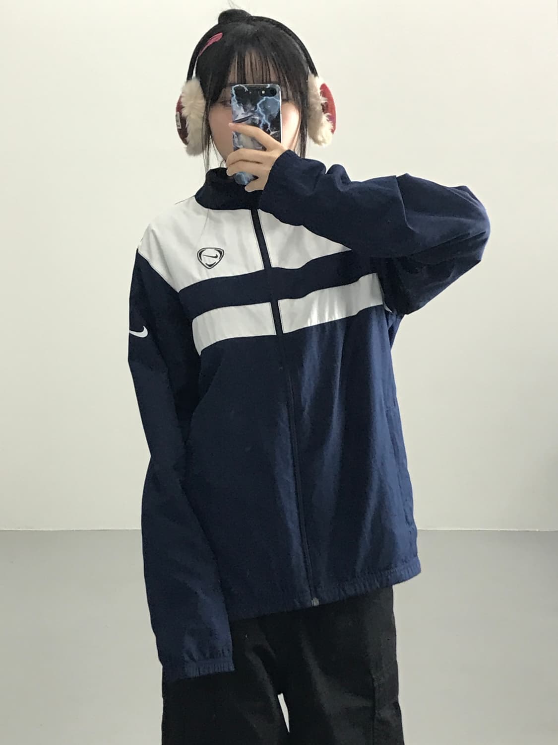 나이키 스몰로고 디테일 바람막이 상품이미지2