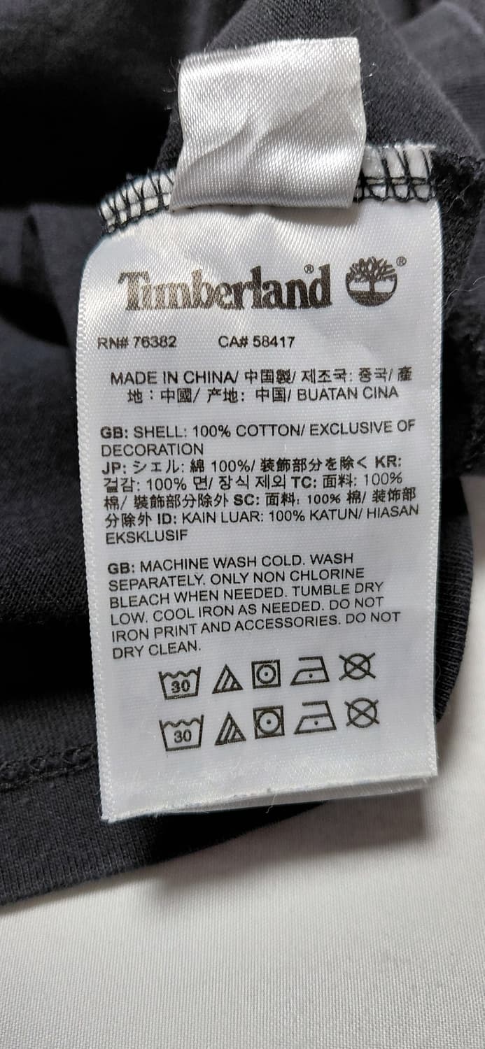 [M/95] 팀버랜드 하이킹 베어 그래픽 반팔 티셔츠 (블랙/24년형) 상품이미지5