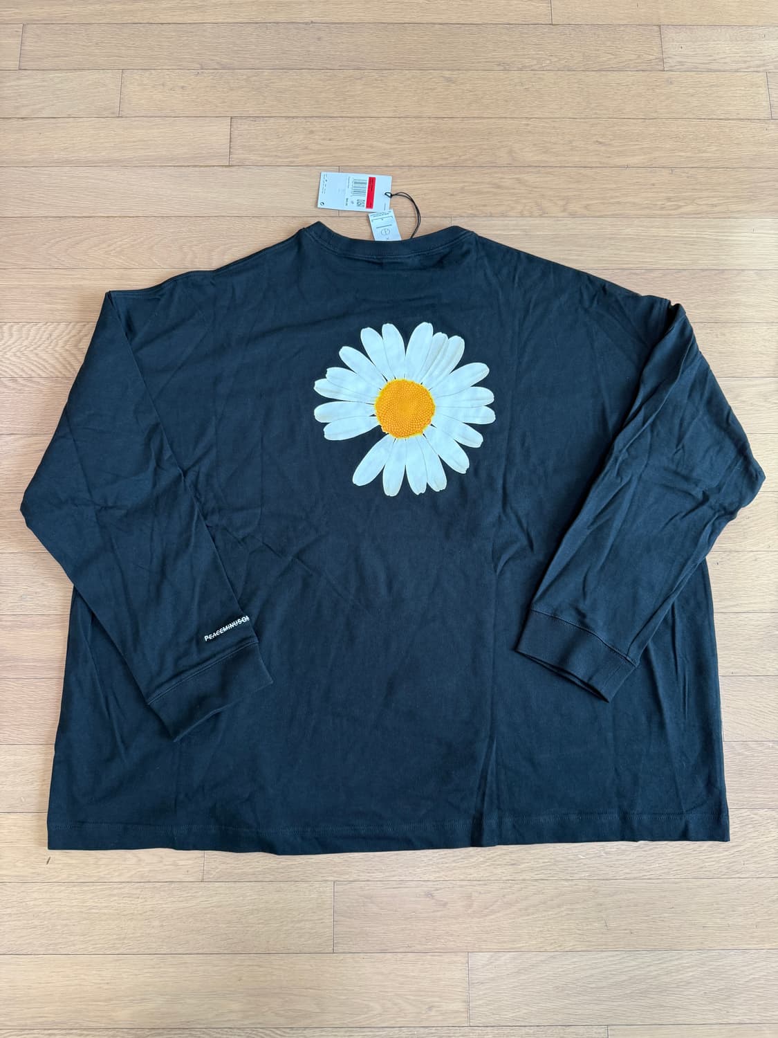 [L] 나이키 피스마이너스원 피마원 롱슬리브 긴팔 티셔츠 블랙 지디 상품이미지1