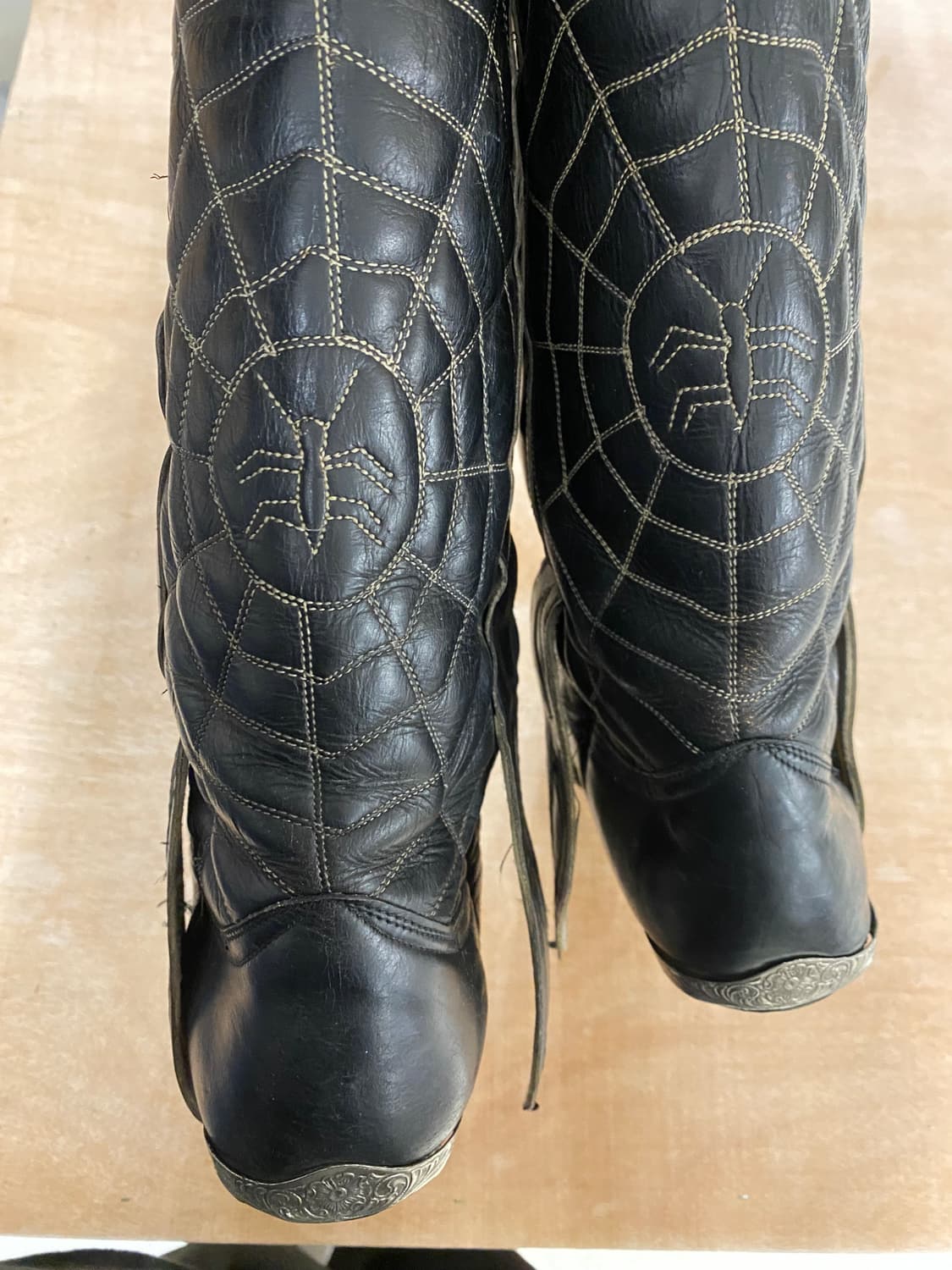 VTG web stitch mule ear western boots 상품이미지6