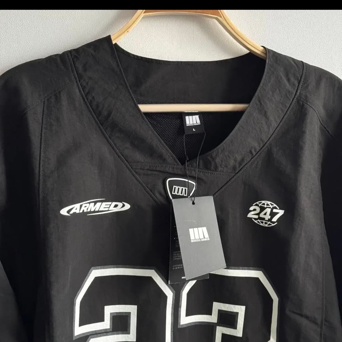 [머슬암드] 머슬암드 바람막이 맨투맨 우븐맨투맨 아노락 상품이미지8