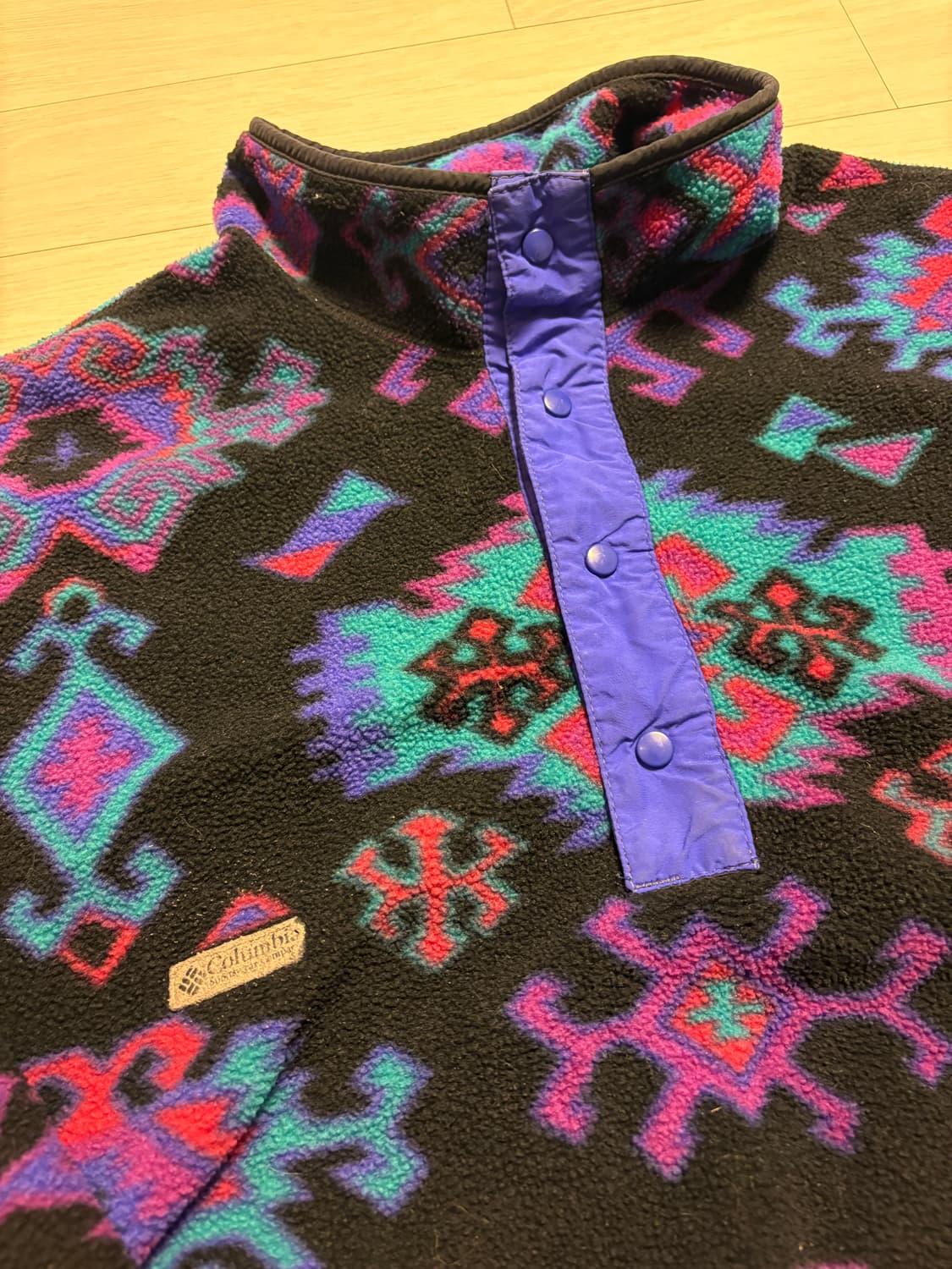 XL)90s~00s 콜럼비아 아즈텍 플리스 상품이미지2