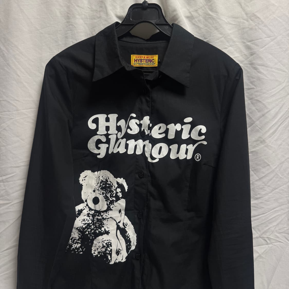 히스테릭글래머 PLUSH BEAR 셔츠 s 상품이미지4