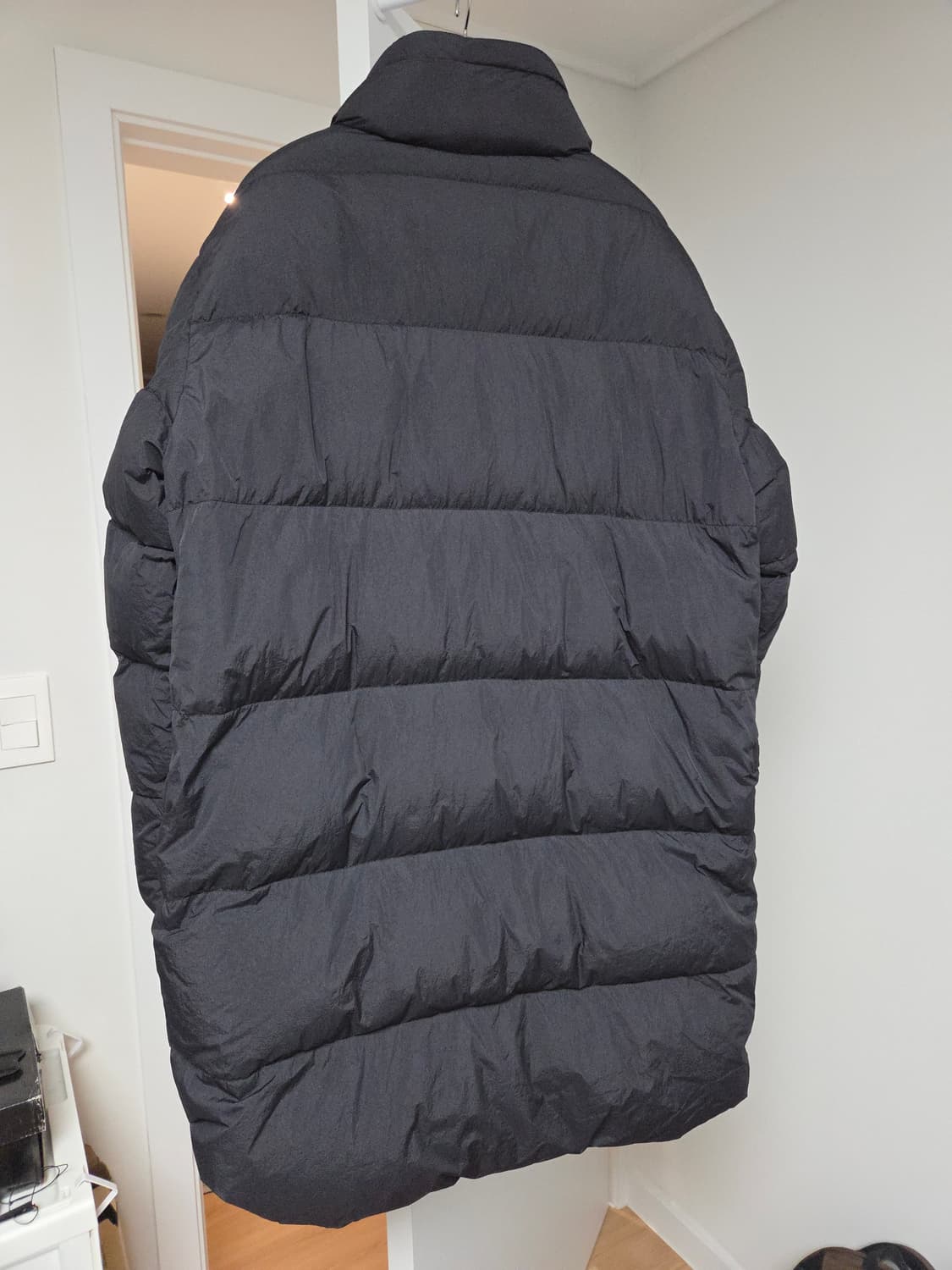 [희귀매물] 스톤아일랜드 크링클랩스 드레이크 롱패딩 블랙 L 상품이미지3