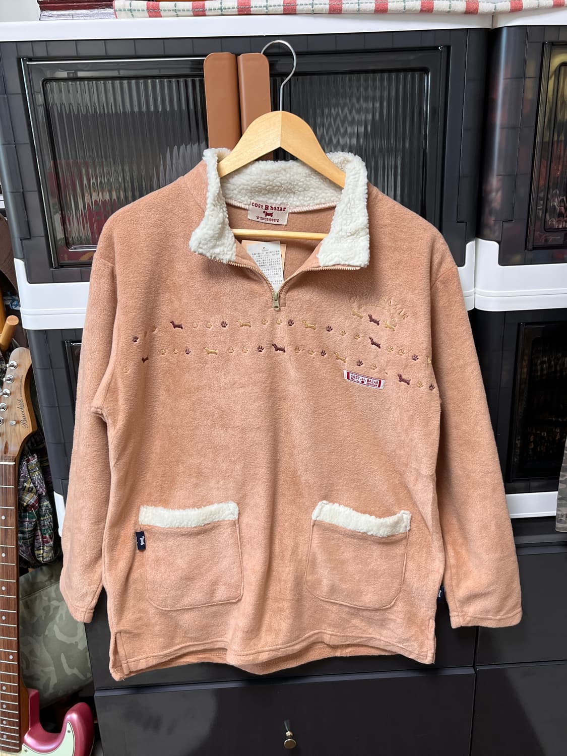 강아지 빈티지 후리스 상품이미지6