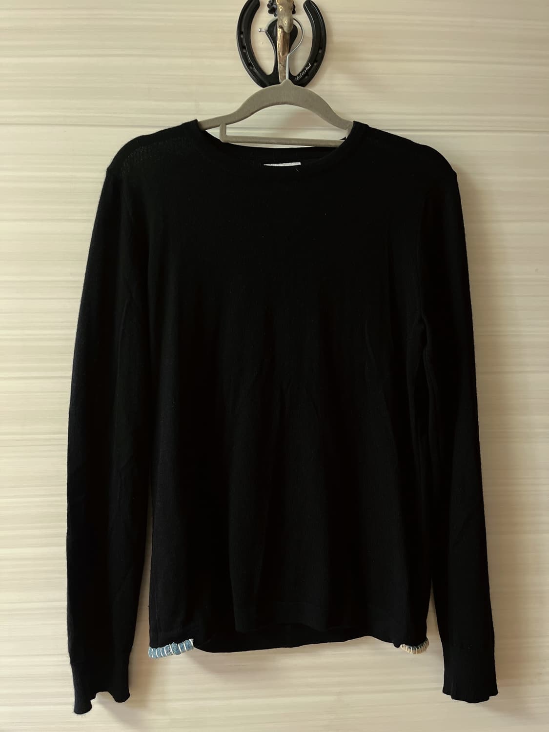 Visvim 검정 캐시미어 니트 상품이미지1