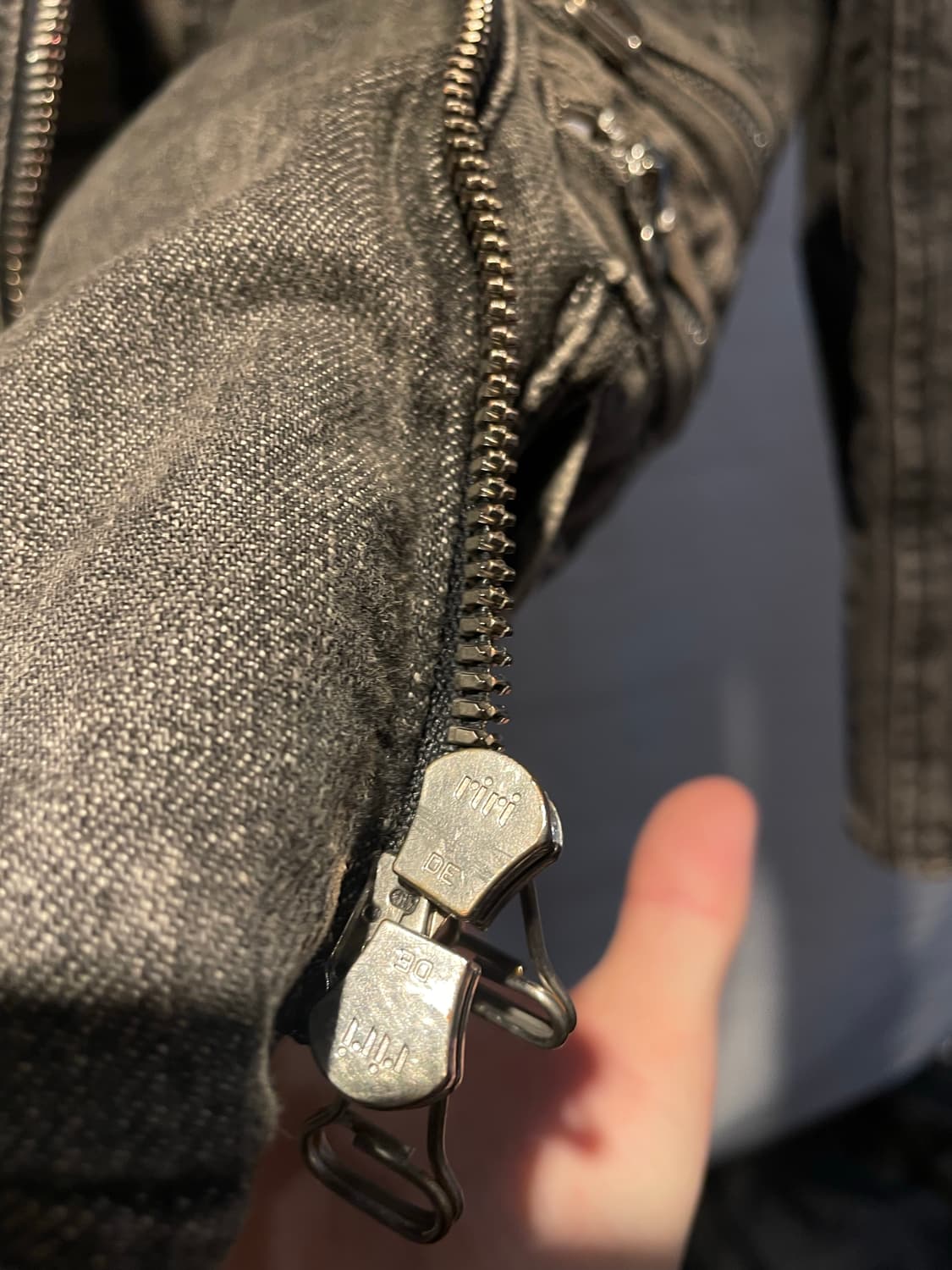 Balmain 2010ss 데카르넹 패디드 숄더 데님 자켓 상품이미지7