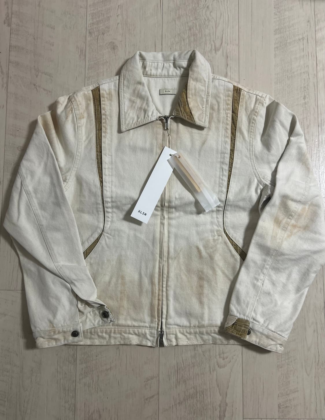 엑슬림 ep3 시놉시스 01 데님 자켓 아이보리 1 사이즈 상품이미지1