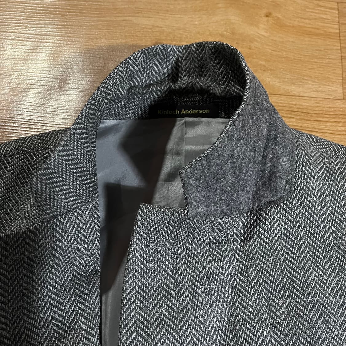 [105] 킨록 제냐 헤링본 린넨실크 자켓 상품이미지4