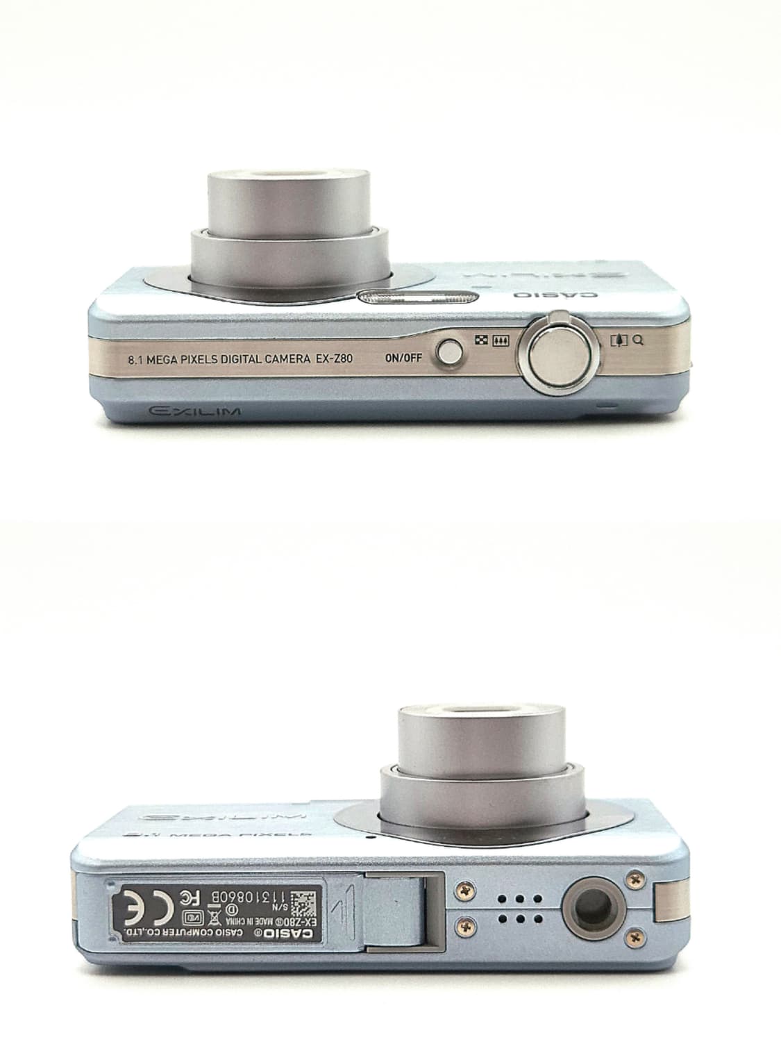 츄디카☁️🩵카시오 엑슬림 EX-Z80 스카이블루 상품이미지5