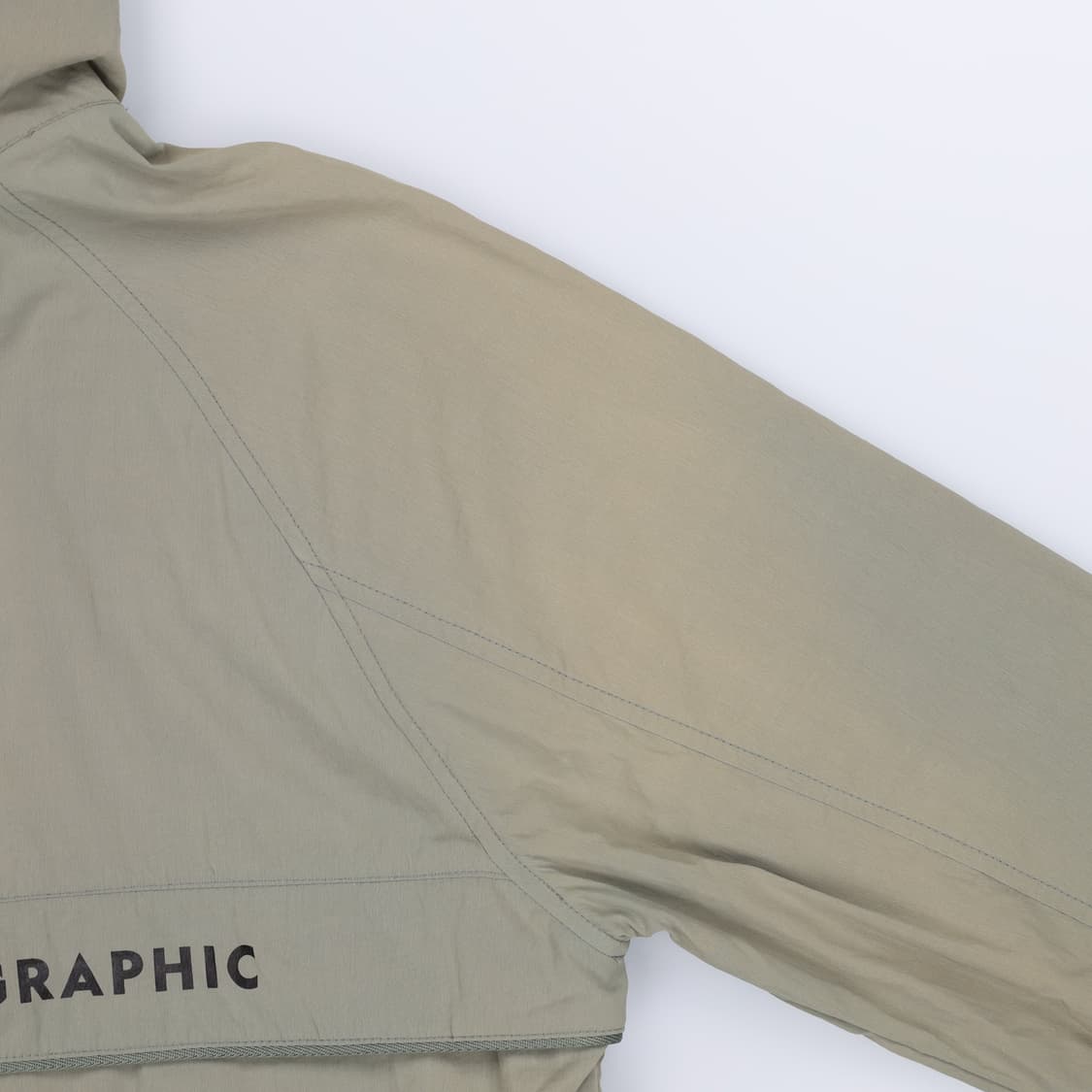 [M] 내셔널지오그래픽 남성 무스 우븐 바람막이 자켓 카키 3885 상품이미지6