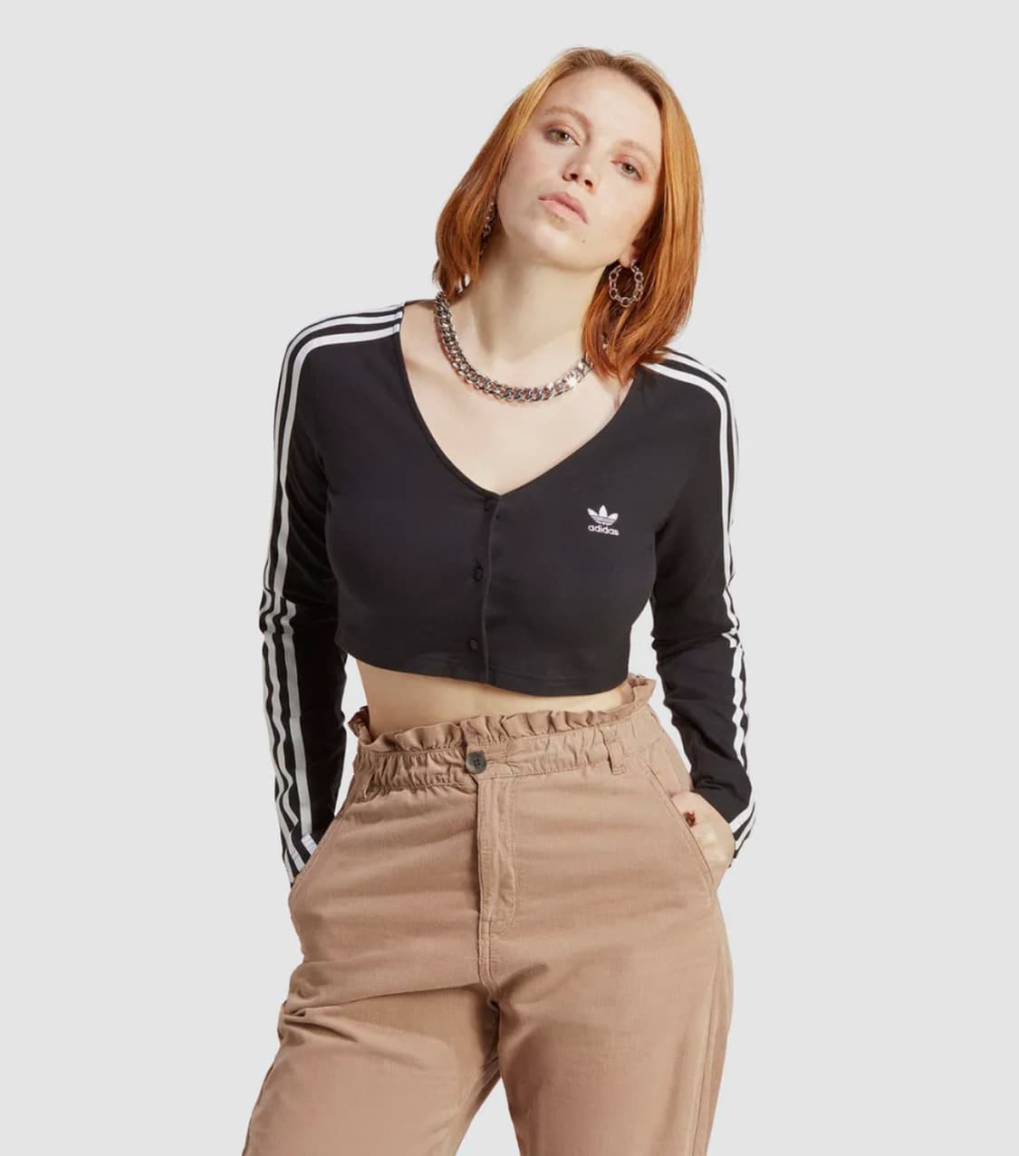 아디디스 3S 버튼 긴팔티 IC5473 상품이미지2