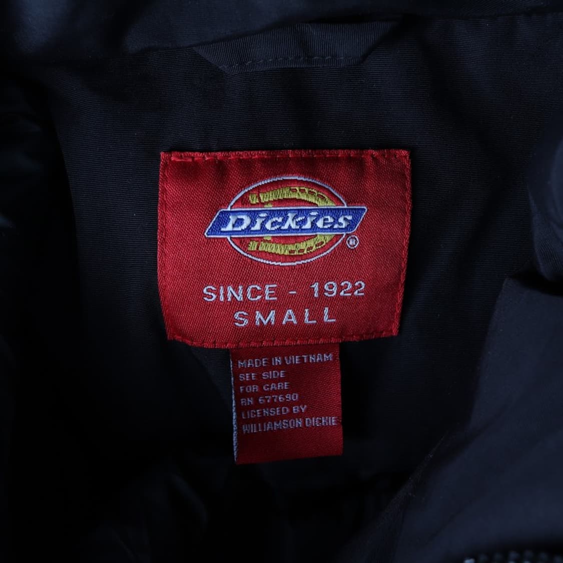 디키즈 스몰 로고 블랙 후드 패딩 점퍼 S 상품이미지6