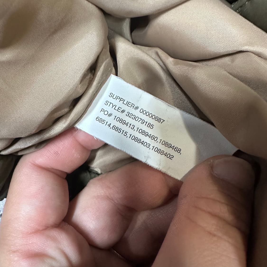 ✨ (바배) 폴로 랄프로렌 카키 브라운 푸퍼 패딩 상품이미지5