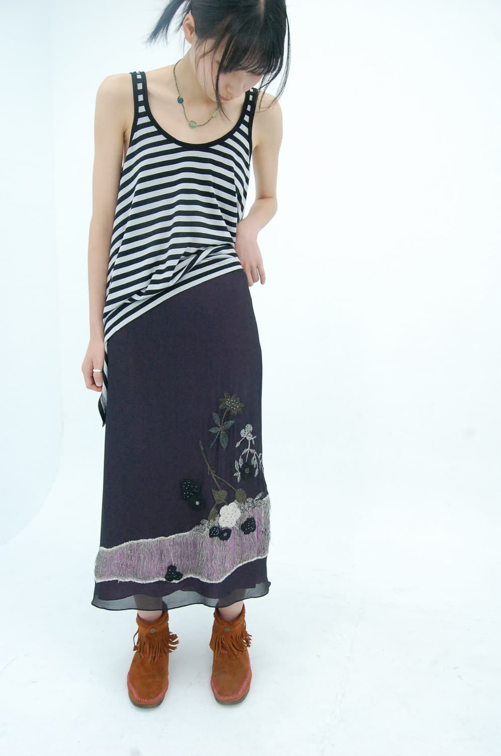 BCBG Maxazria silk skirt 상품이미지2