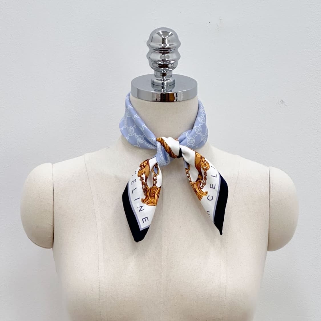 (새상품) celine / 셀린느 쁘띠스카프 손수건 상품이미지7