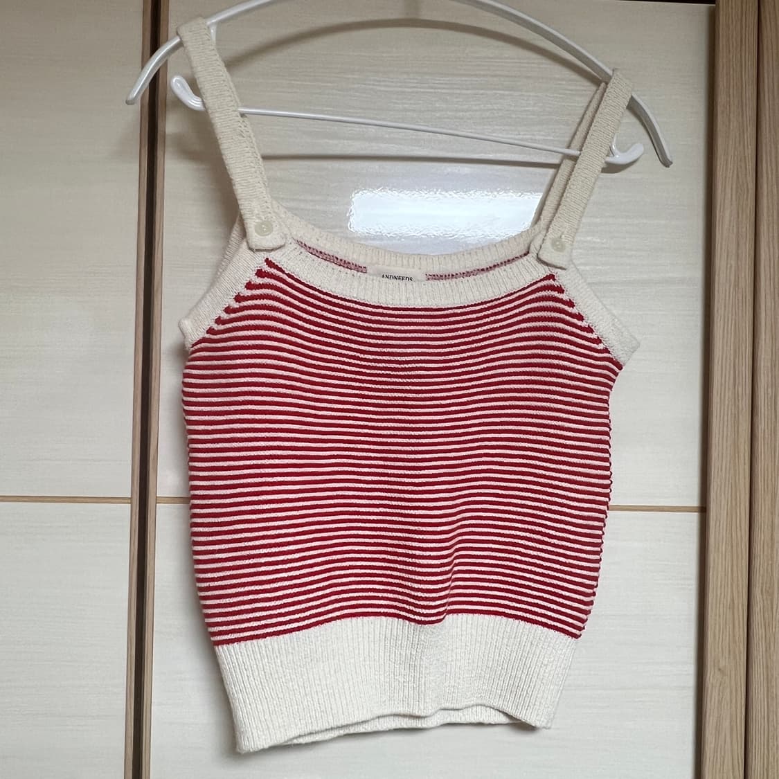 앤니즈 니트 나시 레드 스트라이프 상품이미지2