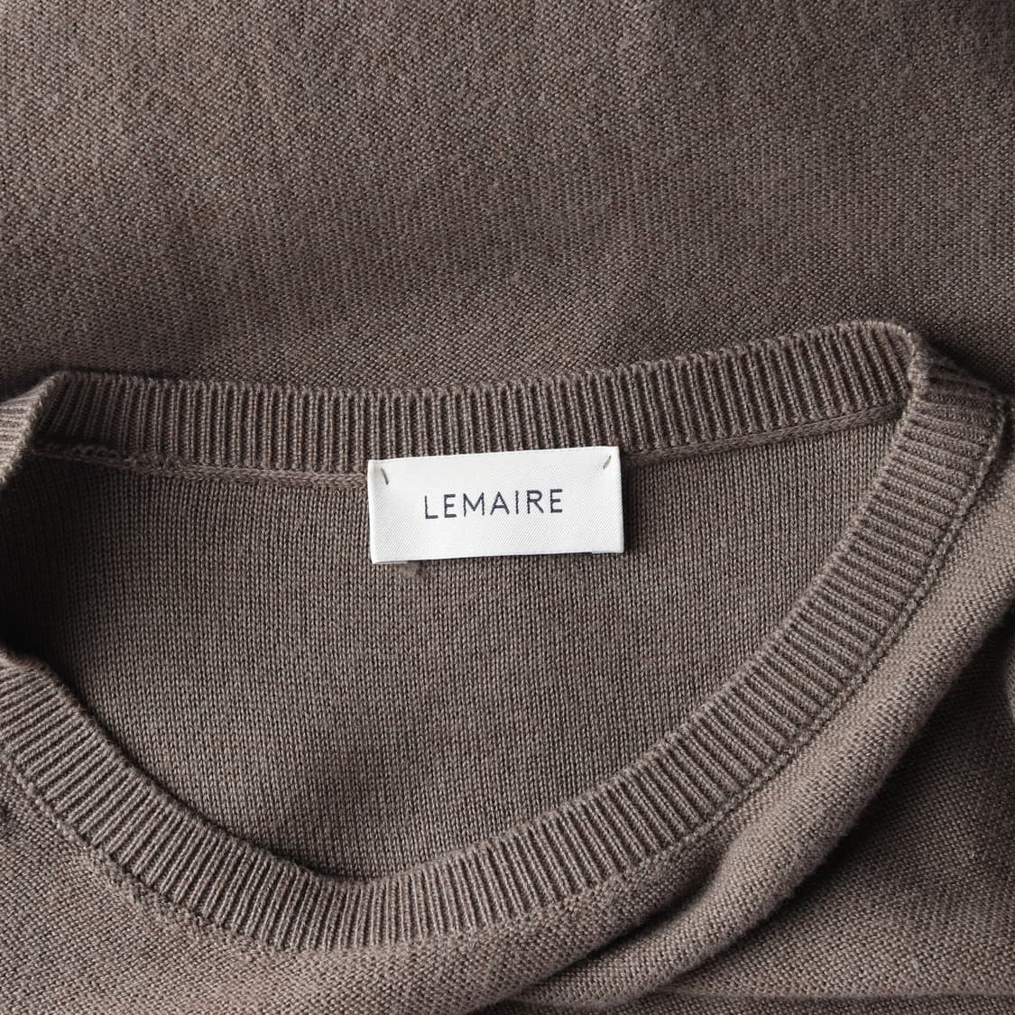 르메르 애쉬브라운 울블렌드 라운드 니트 M 상품이미지5