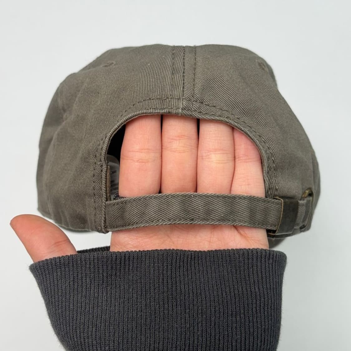 NEWYORKER 그래픽 자수 캡 올리브 상품이미지5