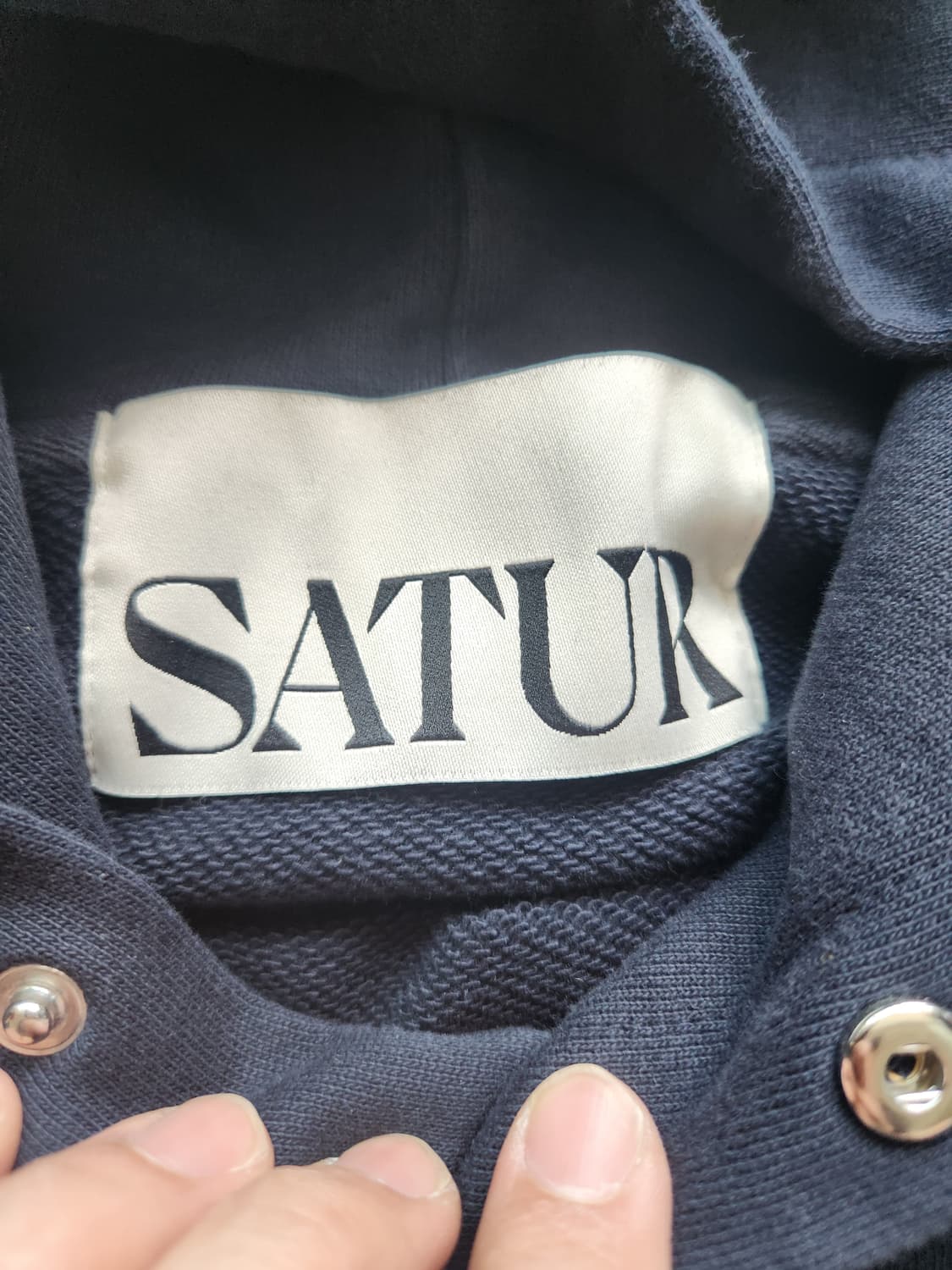 세터 루고 아플리케 리벳 후드 클래식 네이비 M 상품이미지2