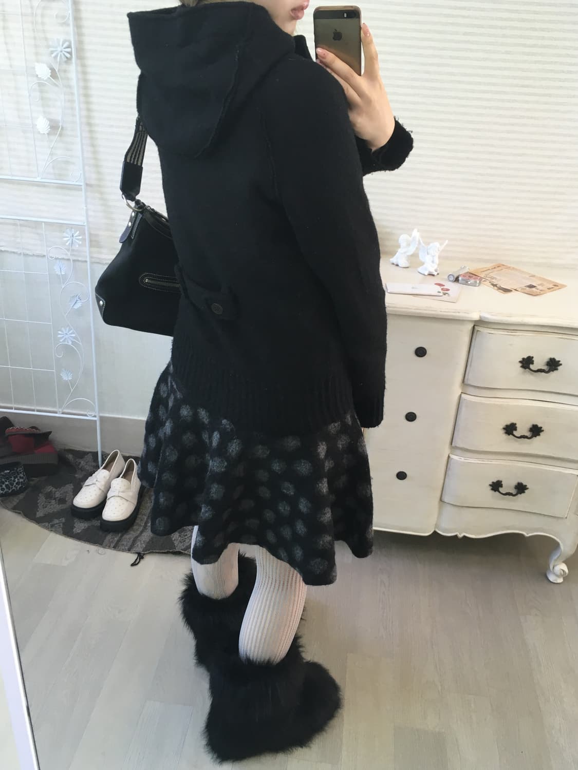 burberry wool duffle hood zip-up jacket 상품이미지7