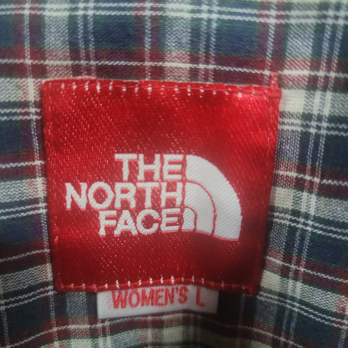 NORTH FACE 노스페이스 일본판 체크 오버핏 셔츠  상품이미지4