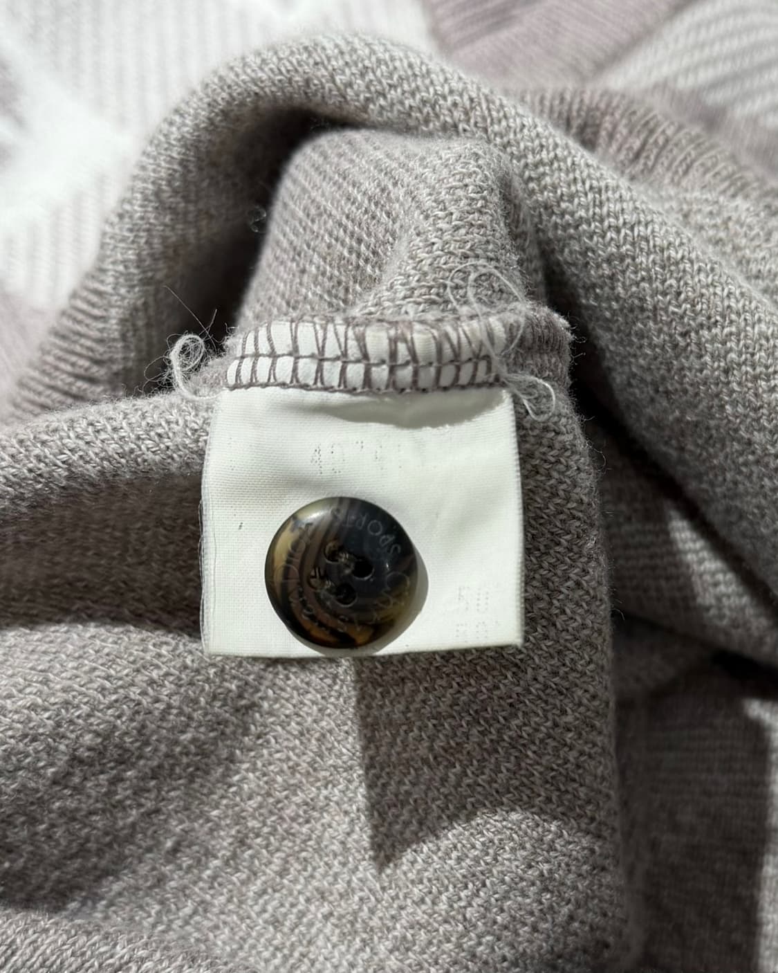 크리스찬 디올 무슈 스포츠 밀크브라운 패턴 니트 베스트 상품이미지8