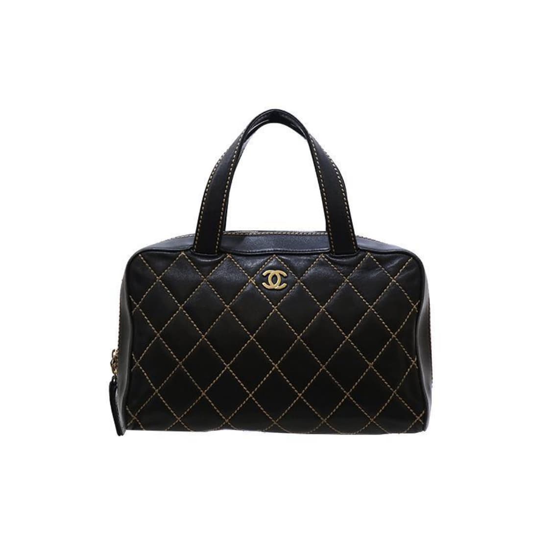 샤넬 퀼티드 볼링백 상품이미지1