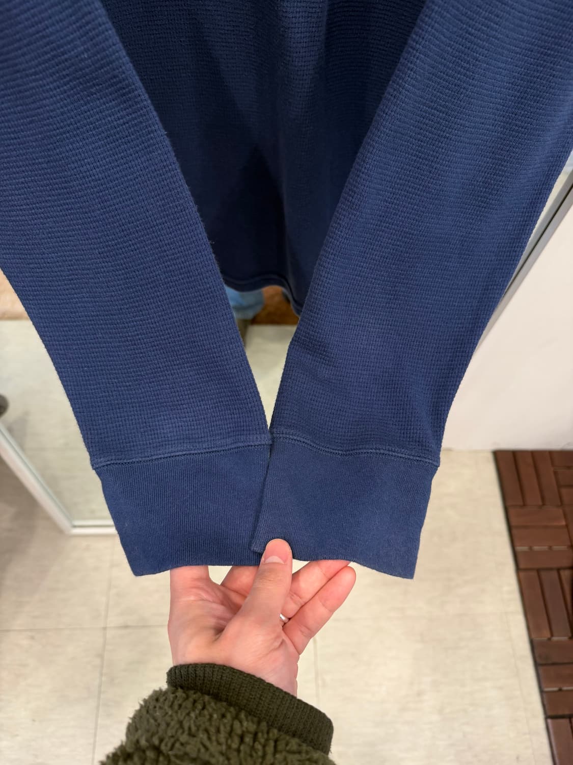 Polo ralph lauren 폴로 랄프로렌 와플 니트 스웻 (navy 상품이미지4