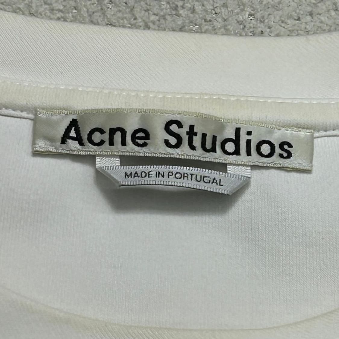 ACNE STUDIOS 화이트 반팔 L 상품이미지5