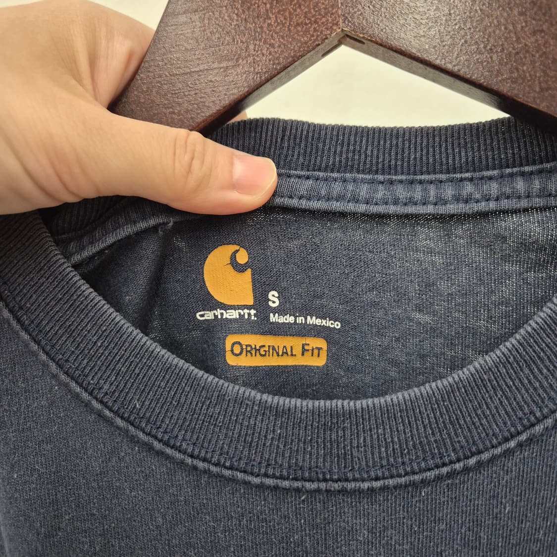 칼하트 K87 오리지널핏 포켓 반팔티 S 상품이미지3