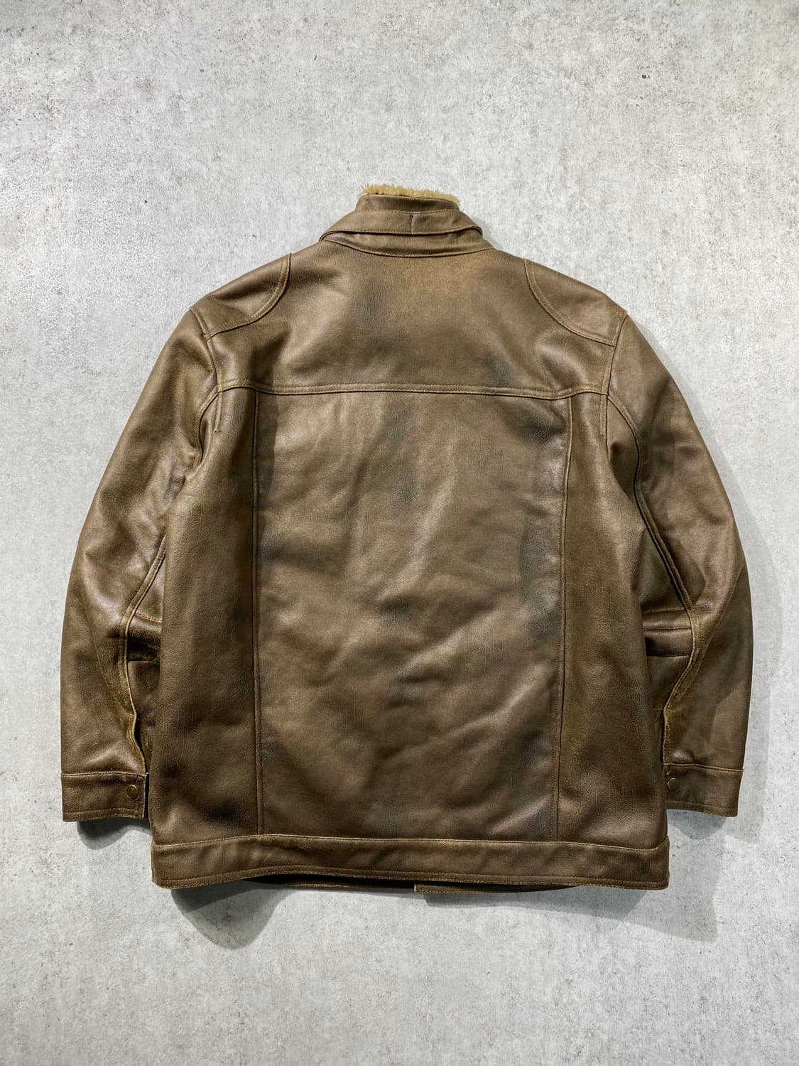 [100] 90s Underwood  언더우드 브라운 시어링 자켓 상품이미지5