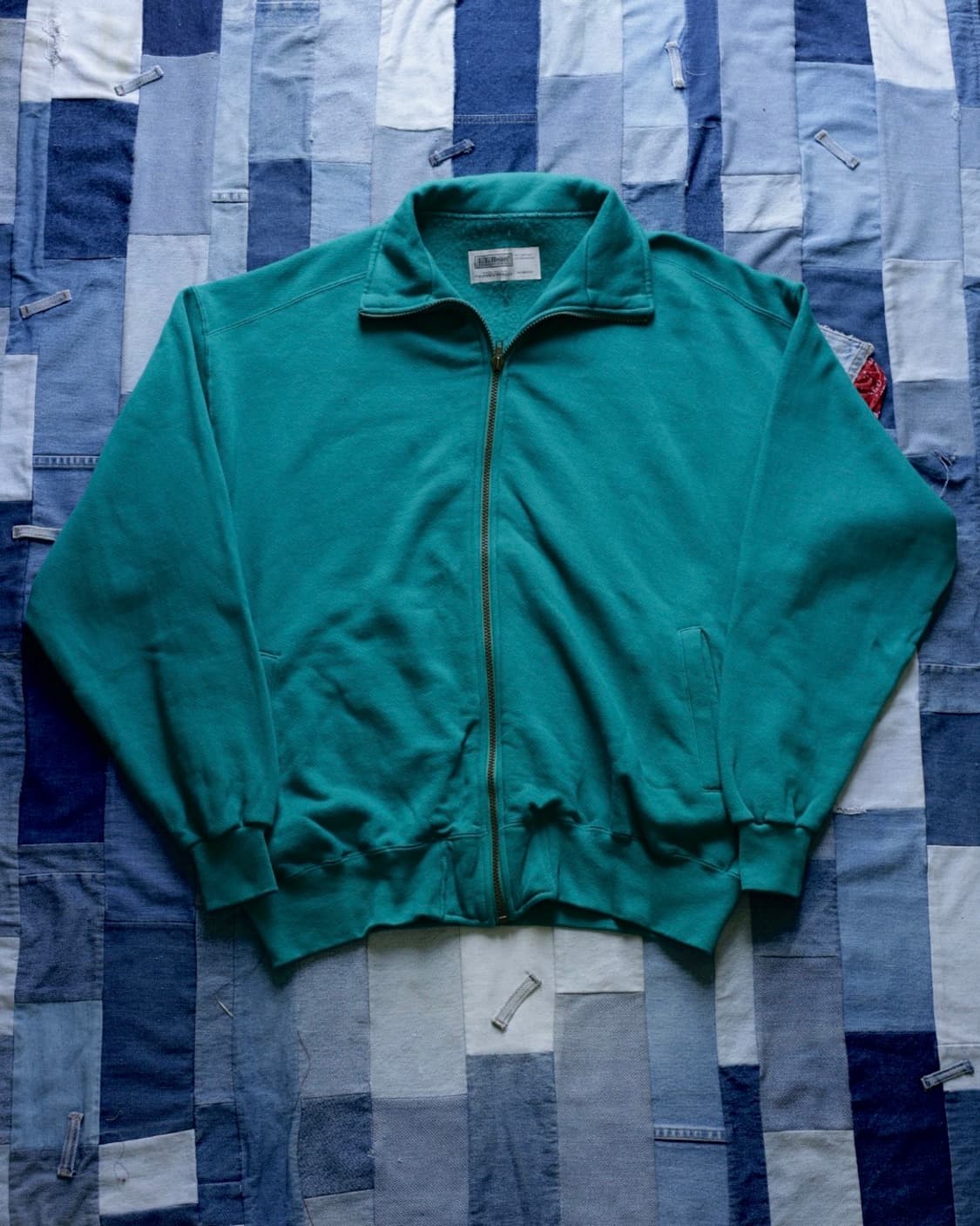 엘엘빈 러셀 90s 짚업 스웻셔츠 틸 X Large 상품이미지1