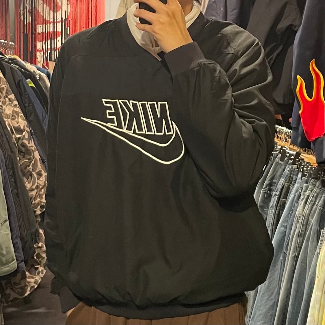 [IM] Nike 나이키 빅스우시 블랙 웜업 상품이미지4