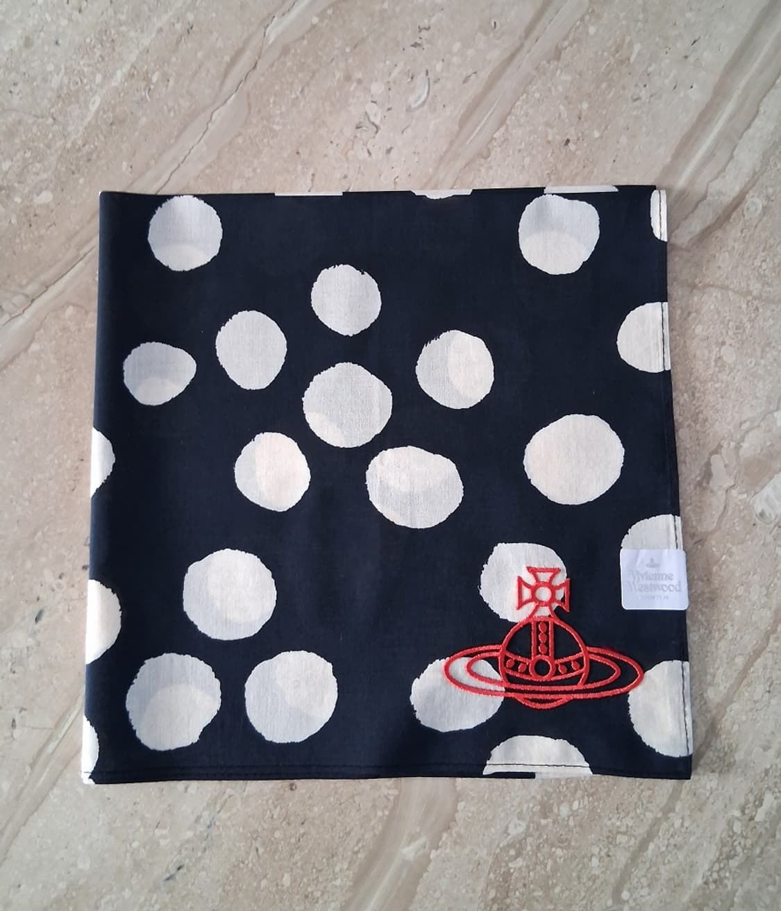 비비안웨스트우드 면 손수건 (새상품 with Case) 상품이미지4