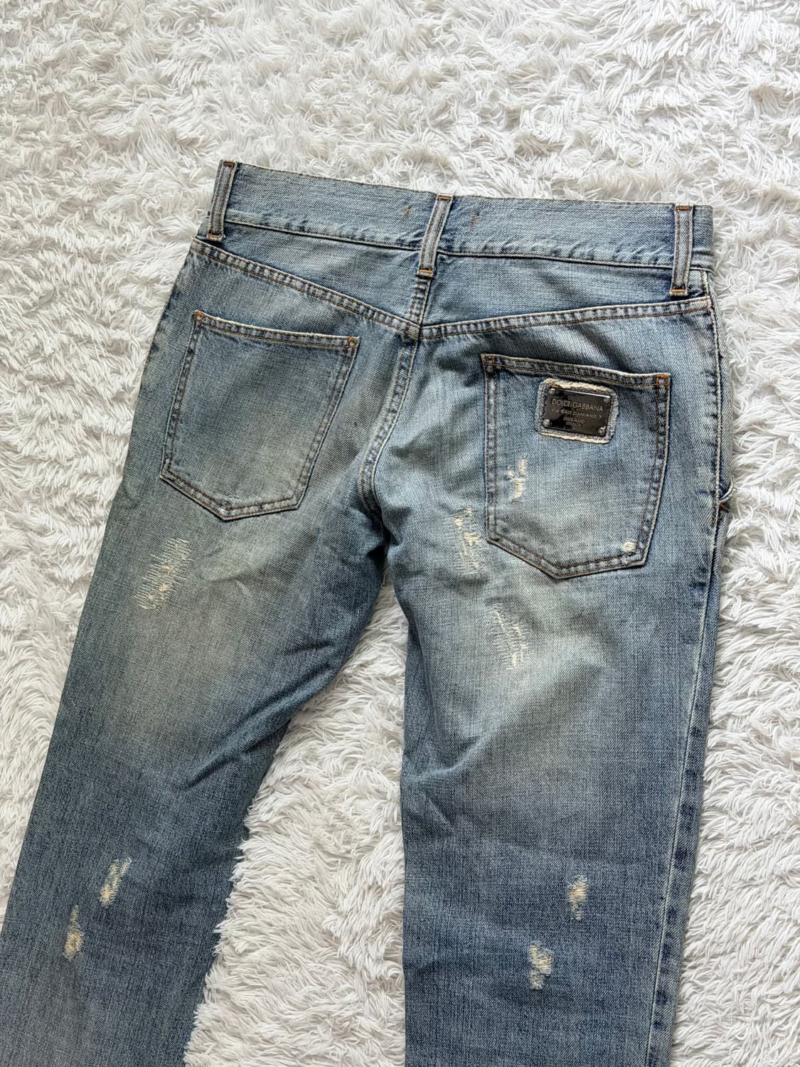 [돌체앤가바나] 정품 디스트로이드 워싱 슬림진 (size 46) 상품이미지6