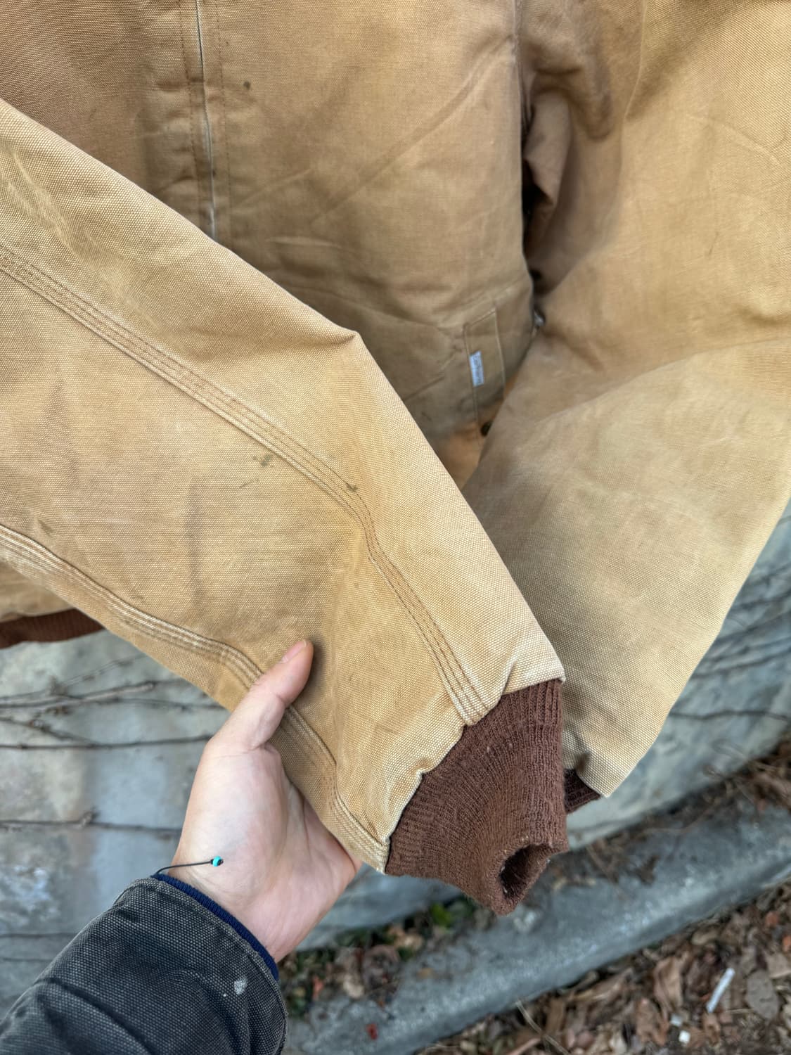 80s 칼하트 빈티지 페이딩 산타페 워크 자켓 상품이미지6