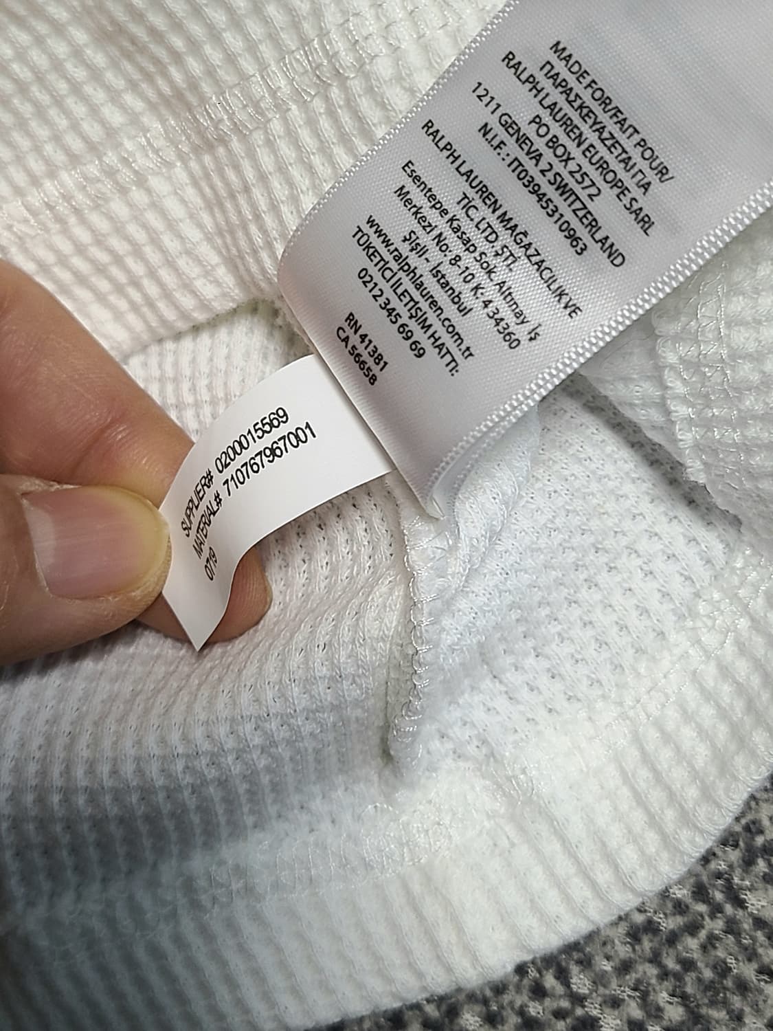 폴로 랄프로렌 와플 긴팔 티셔츠  올리브 S  80 상품이미지7