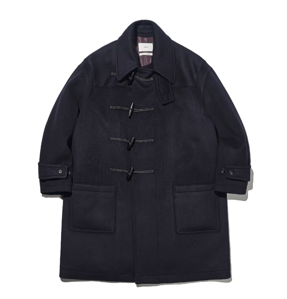[2]아워셀브스 25FW 울 더플 코트 네이비 상품이미지1