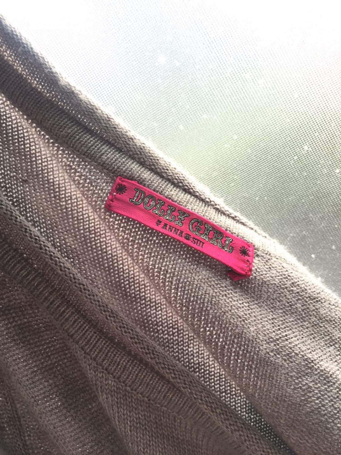 안나수이 돌리걸 하트프릴 오네갸루 무채색 니트 볼레로세트 상품이미지9